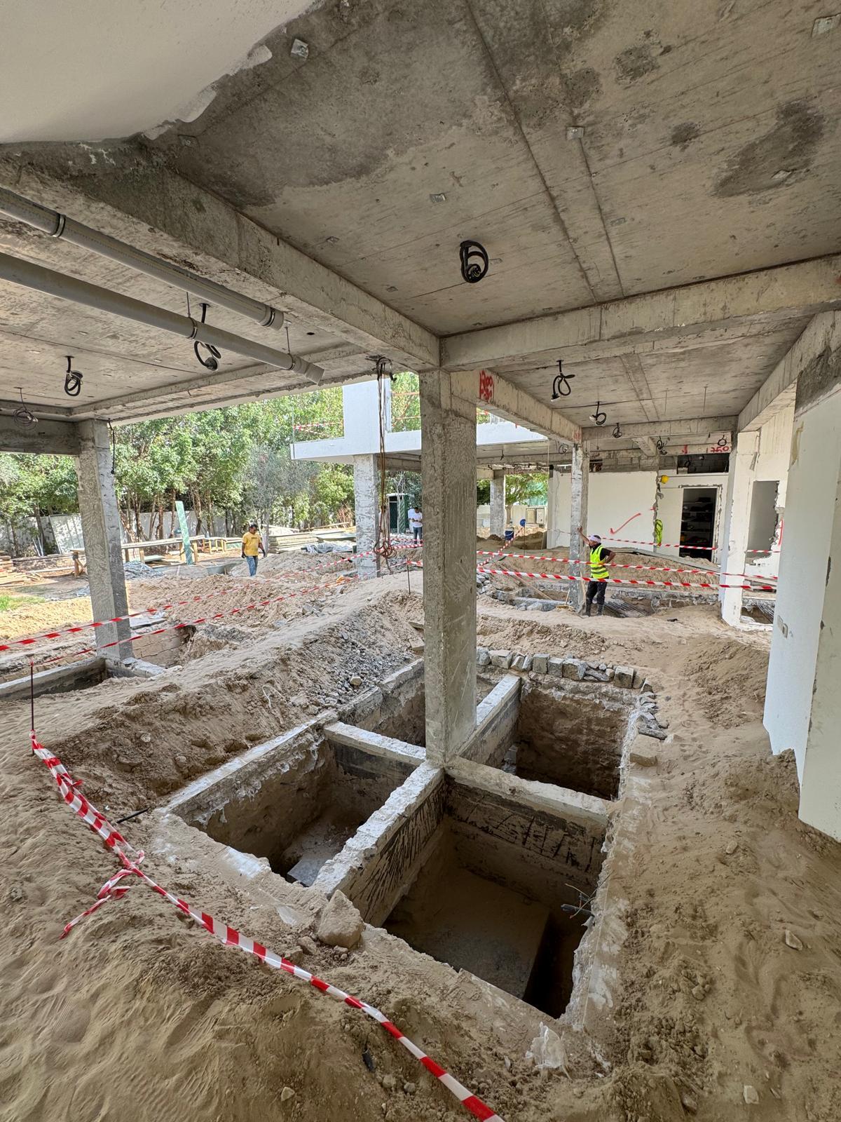 The Nest construction — structural works in progress 1